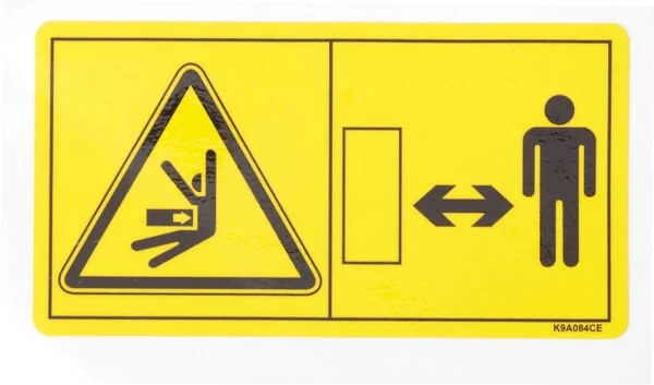 KUHN - K9A084CE - Sicherheitsaufkleber
