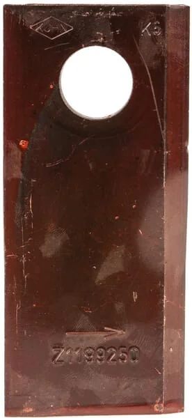 KUHN - Z1199250 - Maehwerk-Messer Links 107x48x4mm Bohrung Diameter 18,50mm Passend Fuer KUHN