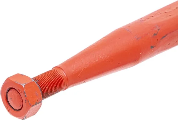 Kverneland - KK221150 - Laderzinke Gerade Vierkantprofil 36x600 mm Spitzzinke mit M20x1.5 mm Mutter Rot Kverneland