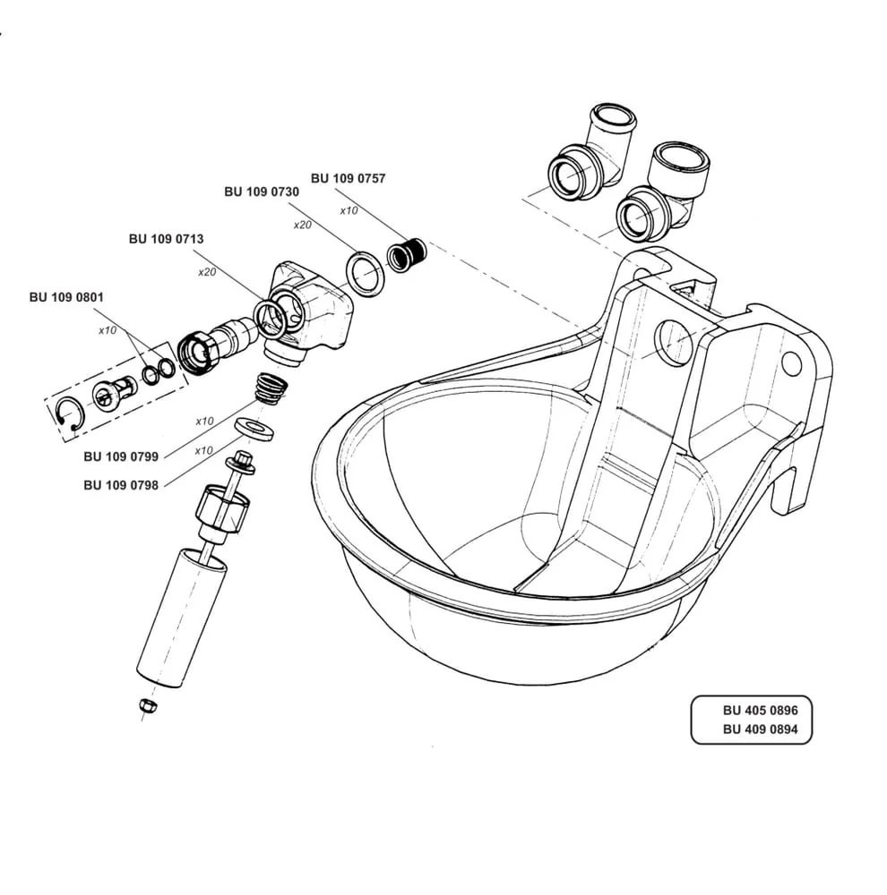 LA BUVETTE - BU1090757 - Filter F9S (10 Stk.)