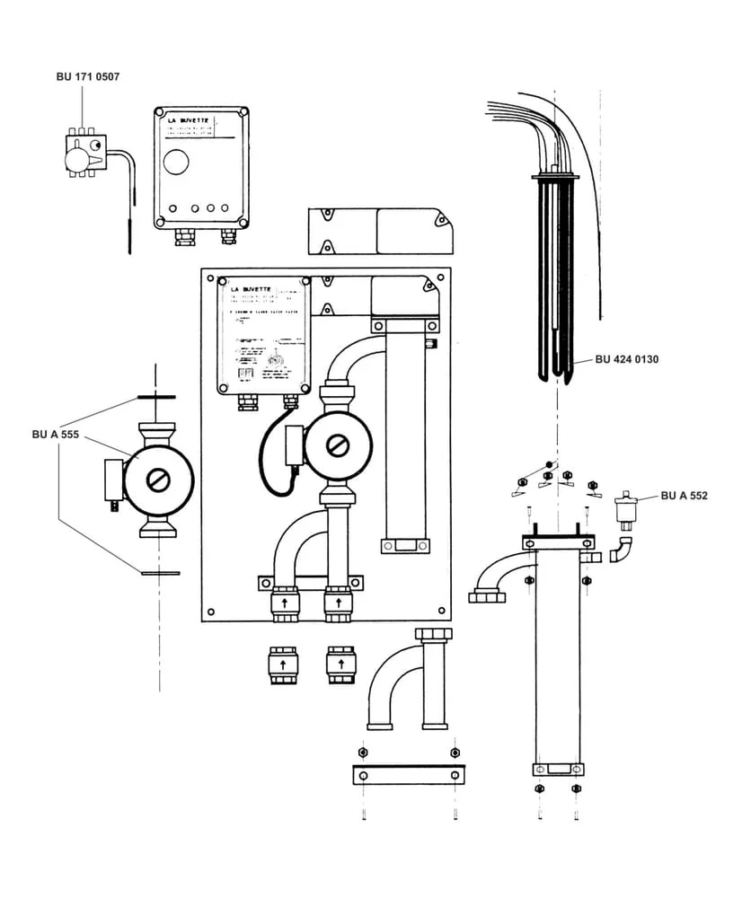LA BUVETTE - BUA555 - Pumpe Für Proflow