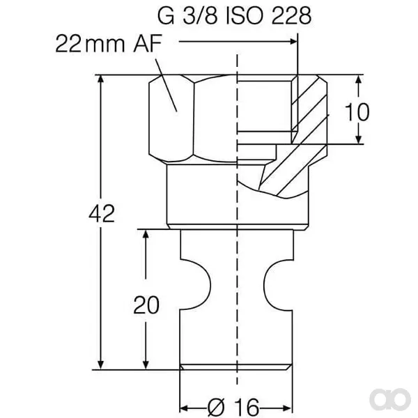 Lechler - 5002625302 - Tank-Injektor-/Rührwerksdüse