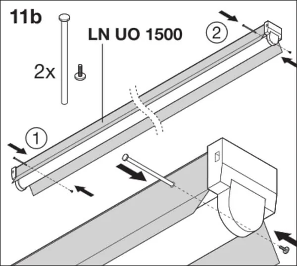 Ledvance - LVLNU01200840 - Leuchte Lang 33W 840