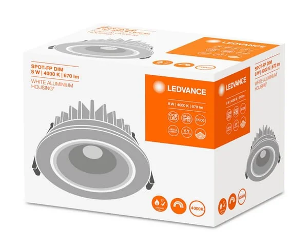 Ledvance - SPFP8940PSD65WT - LED-Leuchte Spot 8W 840