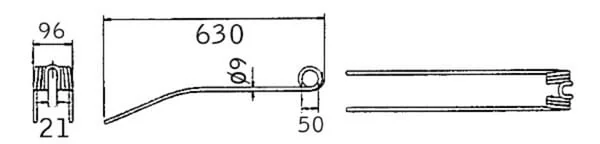 Lely - 4104213900 - Zinken