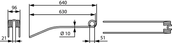 Lely - 4105102690 - Rotorschiene Original Lely