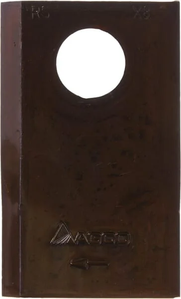 Lely - 4122014780 - Maehwerk-Messer Rechts 83x49x5mm Bohrung Diameter 18,50 mm Geeignet fuer Lely
