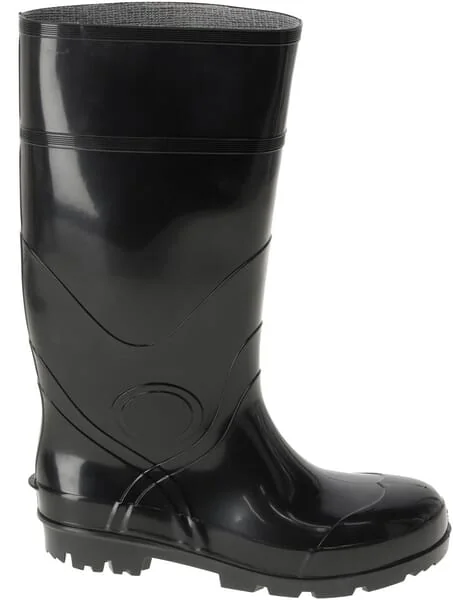 Lemigo - 689140943A - Gummistiefel PVC Bart Schwarz 43