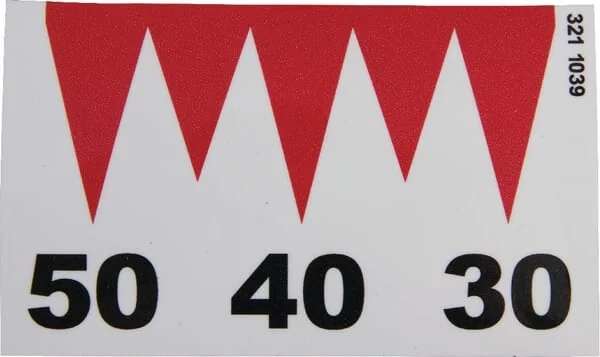 Lemken - 3211039 - Linker Aufkleber Vari 50-30