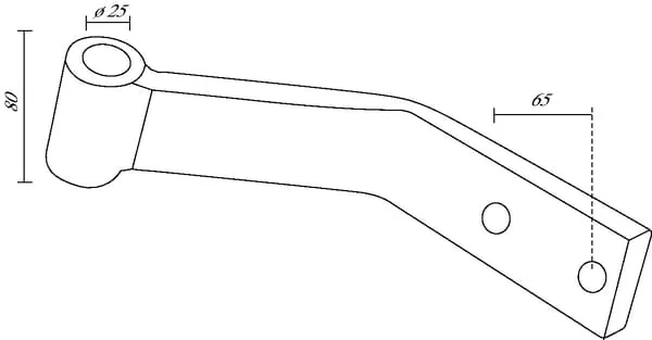 Lemken - 3513220 - Stiel fuer Tiefenlockerer
