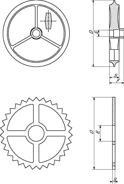 Lemken - 3576002 - Radscheibe D300/40/M42x2x50