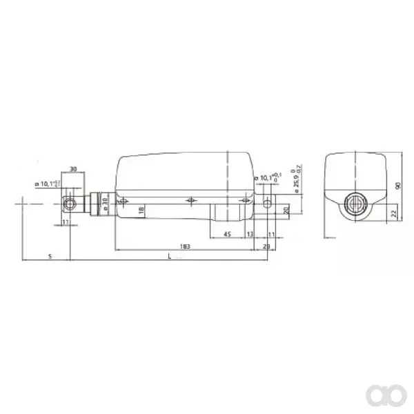 Linak - LA2810024 - Aktuator 24V Nabe =100