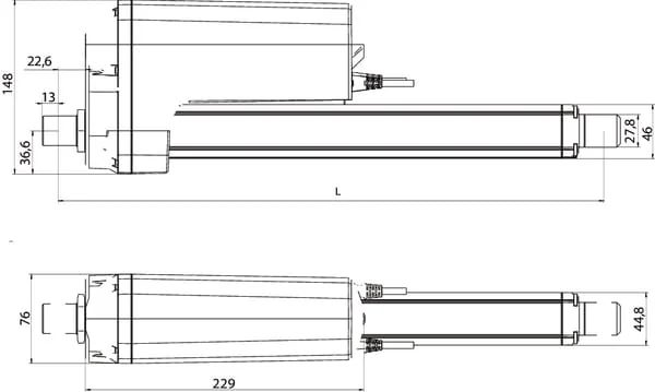 LINAK - LA3630024 - Aktor 24V s=300