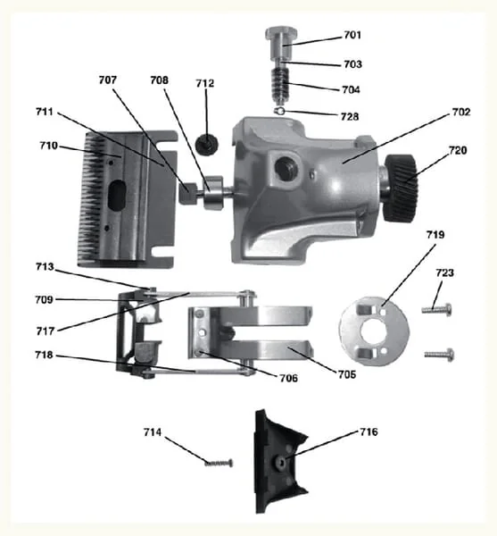 Liscop - 198001824 - Bolt Fuer Obere Mutter Lister SKVII