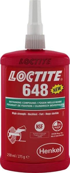 Loctite - LC1804971 - Sicherungsmittel 648, Hochfest, 250ml