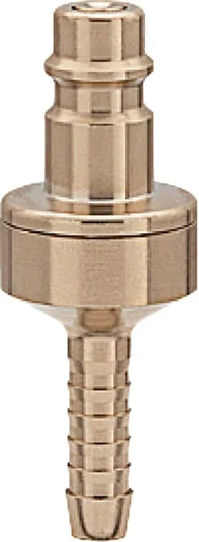 Lüdecke - ES6SAB - Schnellkupplung Stecker / Schlauch 6mm