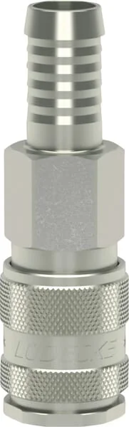 Lüdecke - ESAI10T - Schnellkupplung Mit 10mm Schlauchstutzen