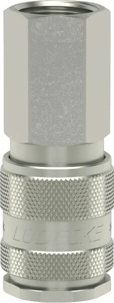 Lüdecke - ESAI38I - Q-Rel-Kupplung Mit 3/8" BSP Aussengewinde