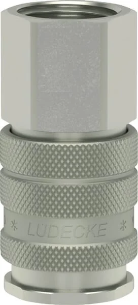 Lüdecke - ESI14I - Q-Rel-Kupplung Mit 1/4" BSP Aussengewinde
