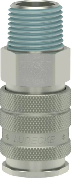 Lüdecke - ESIG12A - Schnellkupplung Mit 1/2" BSP Aussengewinde