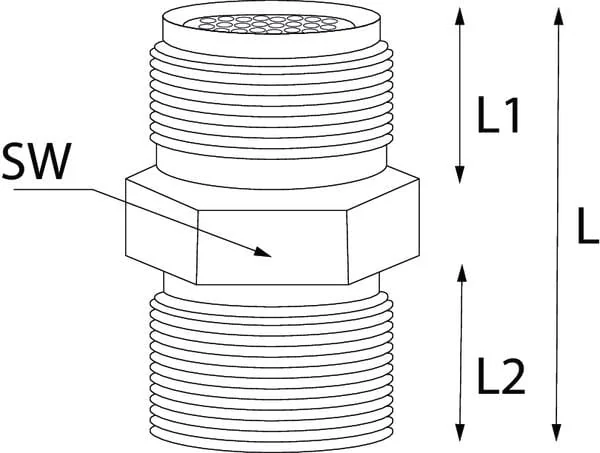 Lüdecke - N23IS - Filteradapter