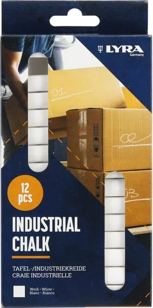 Lyra - HG5100121 - Kreide Weiss 11x11x85 12 Stueck