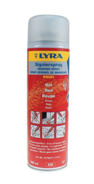 Lyra - PA4170017 - Rote Markierungsspray