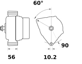 Mahle - MG264 - Lichtmaschine