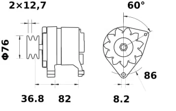 Mahle - MG330 - Lichtmaschine