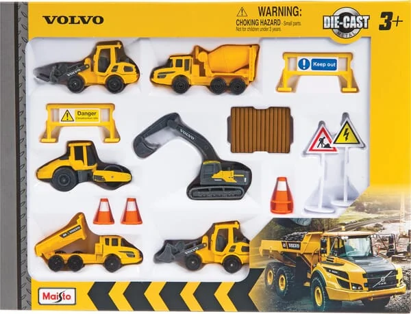 Maisto - MA12376 - Fahrzeuge Und Zubehör Für Volvo-Spielgarnitur