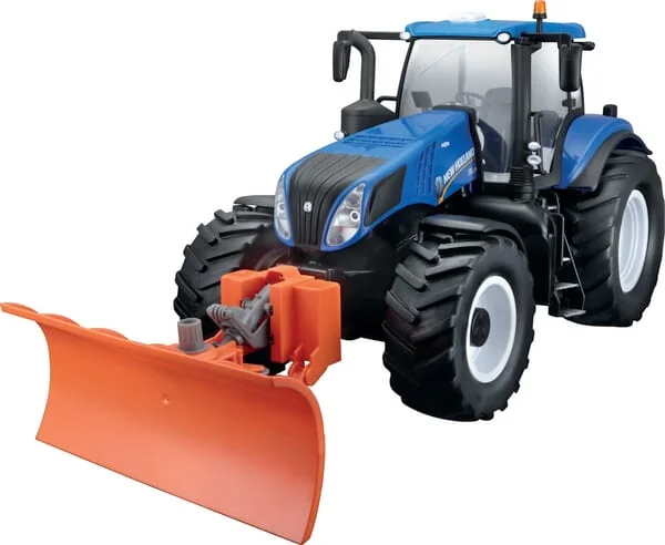 Maisto - MA82722 - New Holland T8.435 Traktor Mit Schneepflug 2,4GHZ