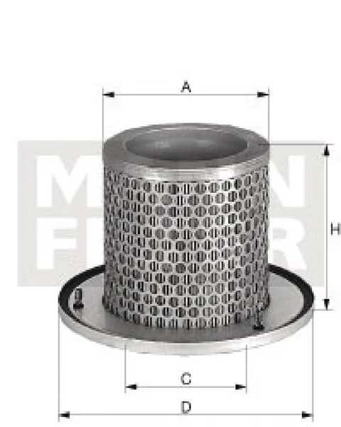 Mann Filter - C1342 - Luftfilterelement