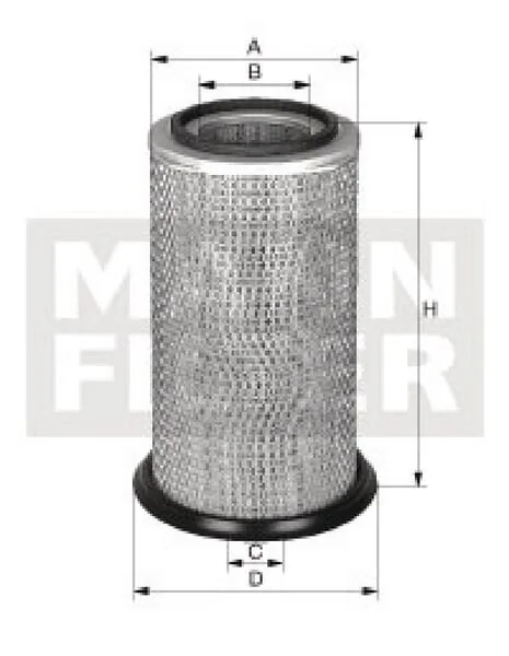 Mann Filter - C28750 - Luftfilter M&H
