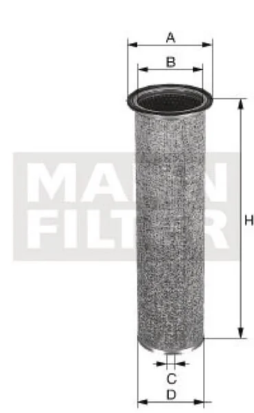 Mann Filter - CF950 - Luftfilter-Innenteil M&H