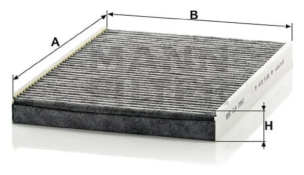 Mann Filter - CUK2862 - Aktivkohle-Innenfilter