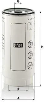 Mann Filter - PL6031X - Kraftstofffilter
