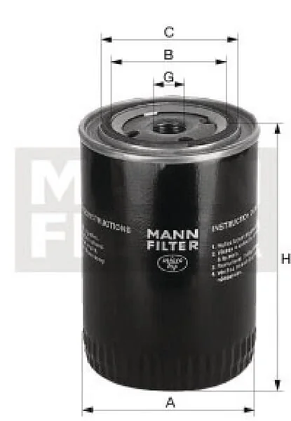Mann Filter - W11686 - Oelfilter