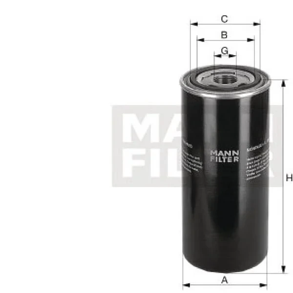 Mann Filter - WD11001 - Filter Für Hydraulikölwechsel