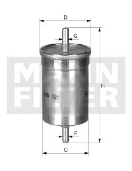 Mann Filter - WK512 - Kraftstoffwechsel-Filter