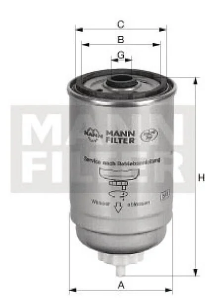 Mann Filter - WK7243 - Kraftstoffwechsel-Filter