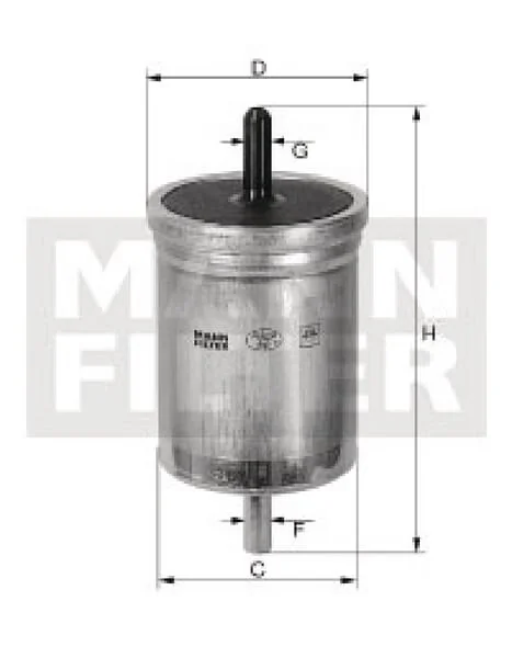 Mann Filter - WK79 - Kraftstoffwechsel-Filter