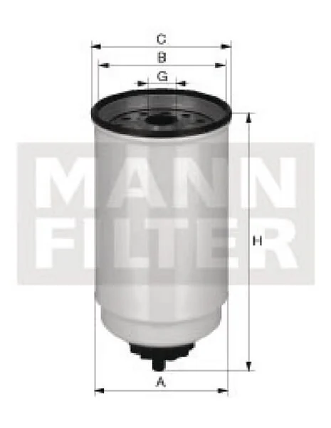 Mann Filter - WK880 - Kraftstoffwechsel-Filter