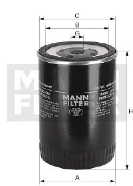 Mann Filter - WK9801 - Kraftstoffwechselfilter