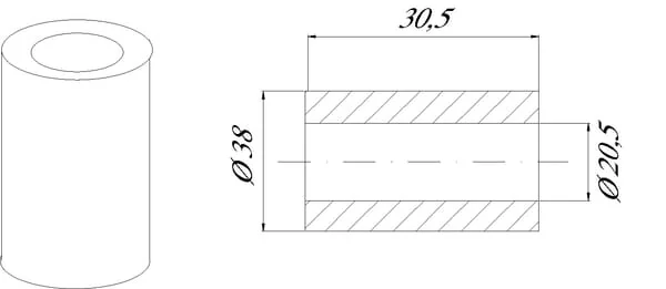 Maschio Gaspardo - M03400407R - Buchse Giraffa