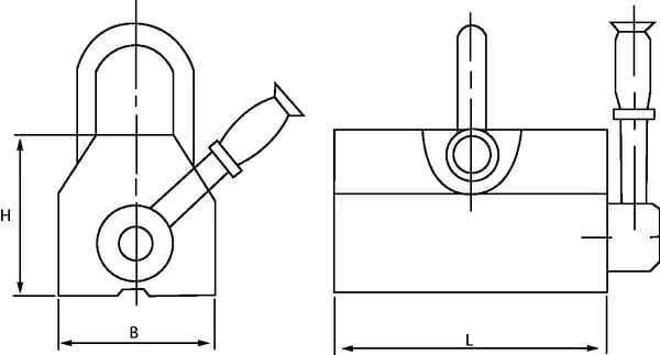 McBULL - CPLM30 - Lasthebemagnet 3000 Kg