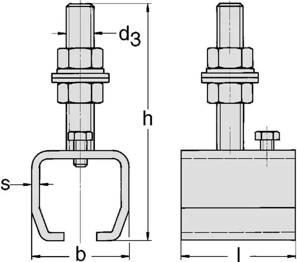 Mea - TB335530 - Schienenhalter Gr.3