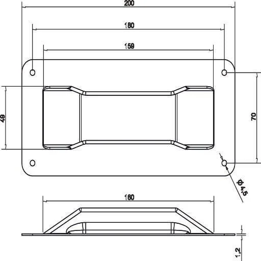 Mea - TB336200 - Einbau-Griff