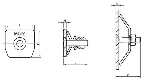 Mea - TB337053 - Schienenendkappe Groesse 3
