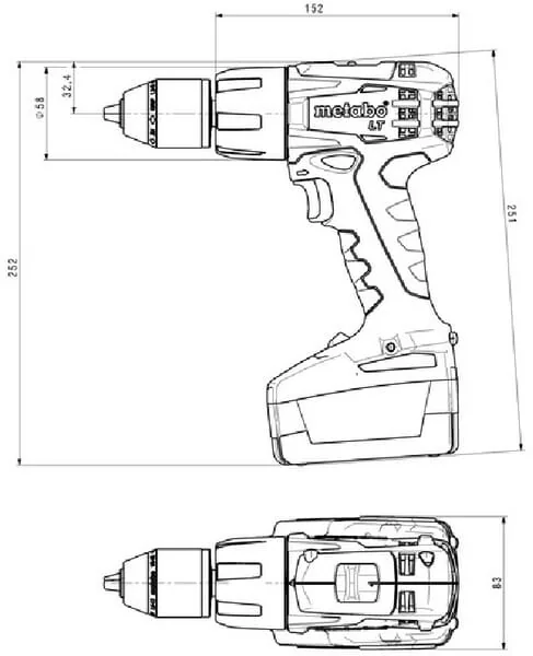 Metabo - 602103840 - Bohrhammer SB 18 LT ohne Akku