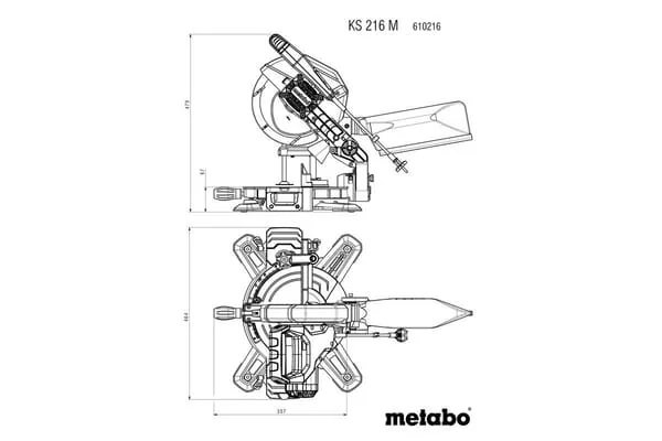 Metabo - 610216000MET - Gehrungssäge KS 216 M